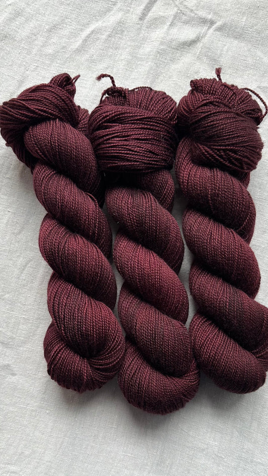 Marone / Merino Twist Sock