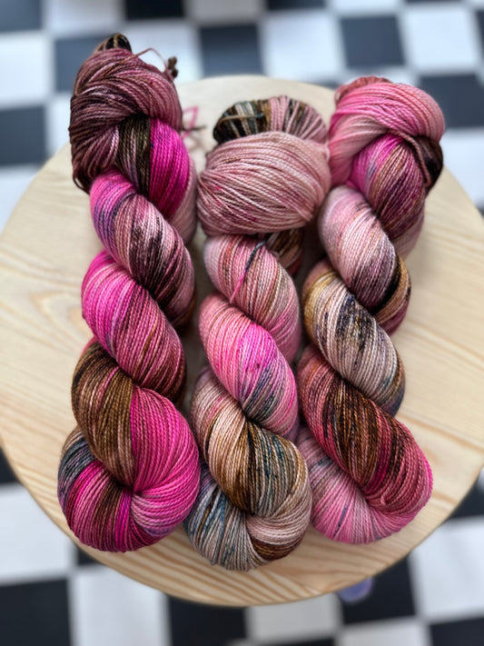 Urban Rose / Merino Twist Sock