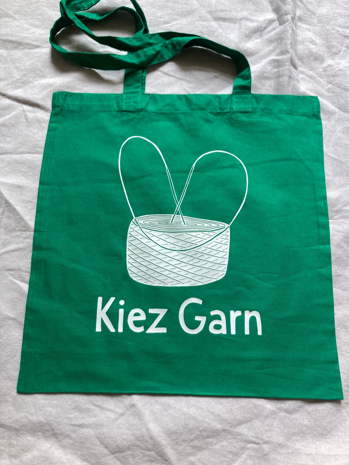 Kiez Garn Beutel - grün