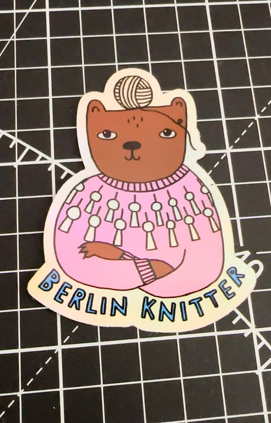 Berlin Knitter Sticker