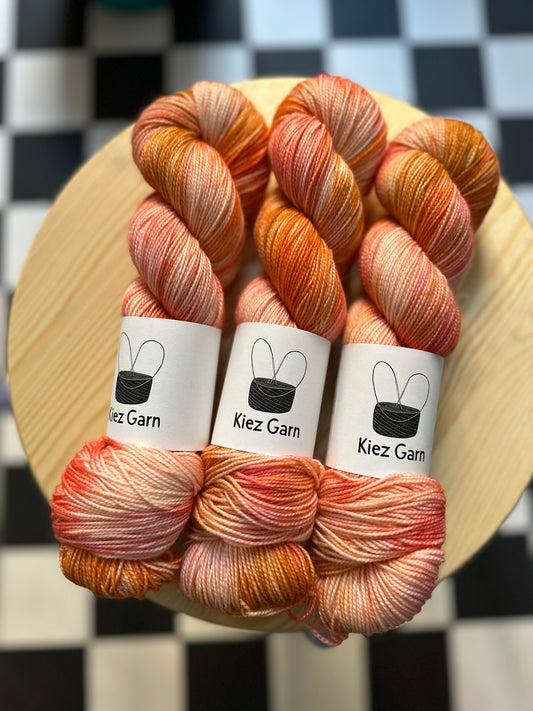 Aprikose/ Merino Twist Sock