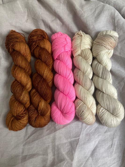 Pink Oberbaum Garn Set